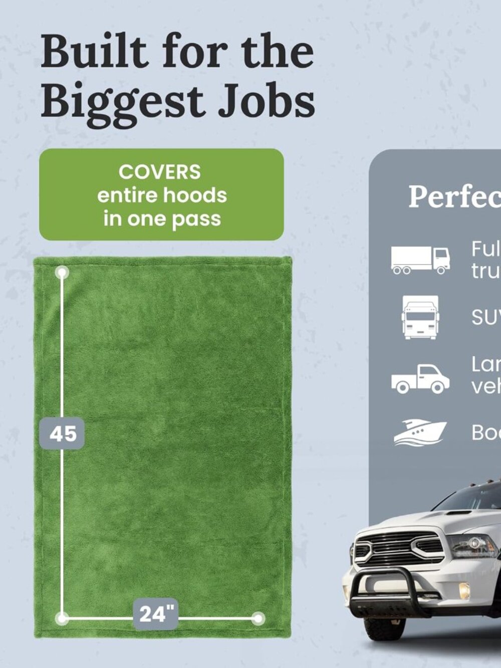 Microfiber Truck/Car/SUV Drying Towel. Devil Dog Brand - Picture 2 of 5